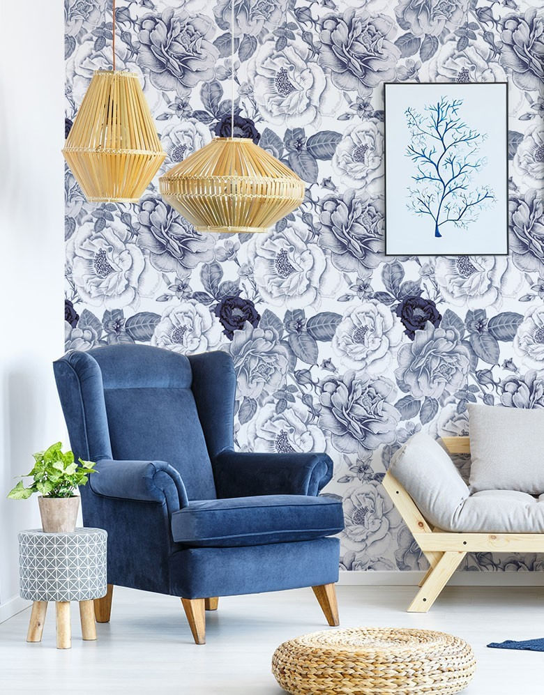 Papel-de-Parede-Adesivo-Peonias-Azuis