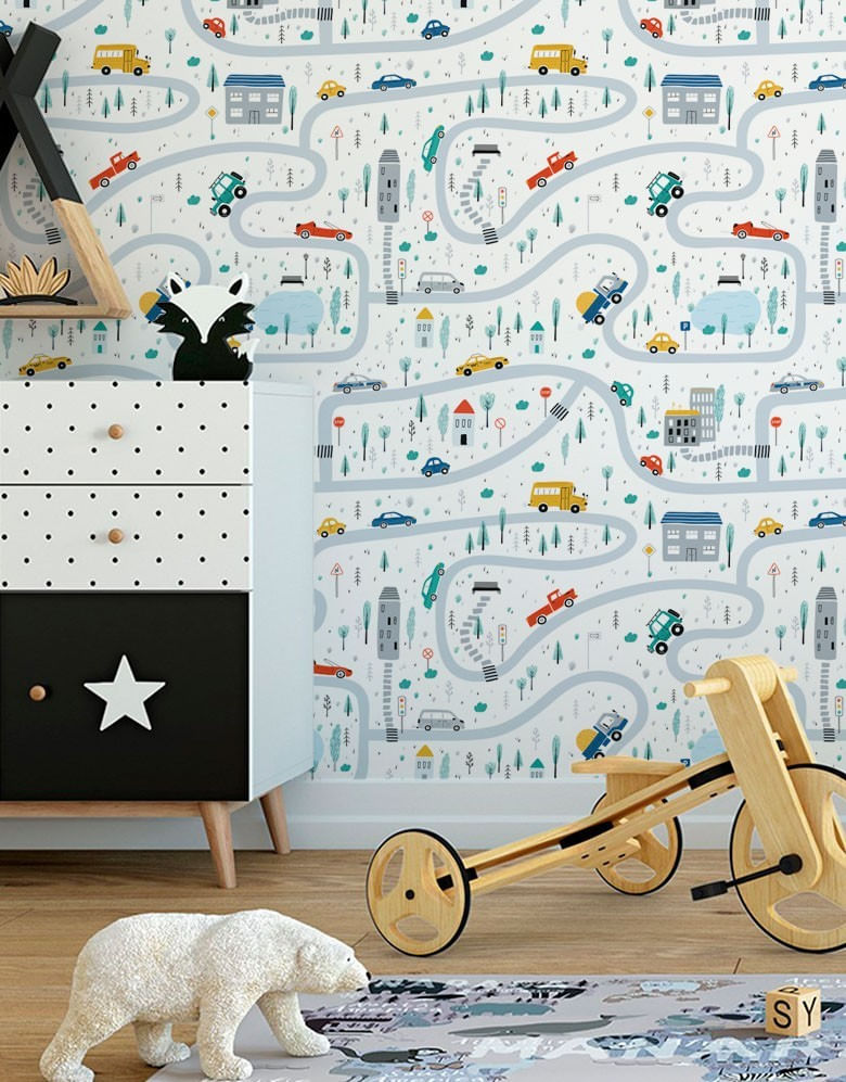 Papel-de-Parede-Adesivo-Cidade-de-Brinquedo