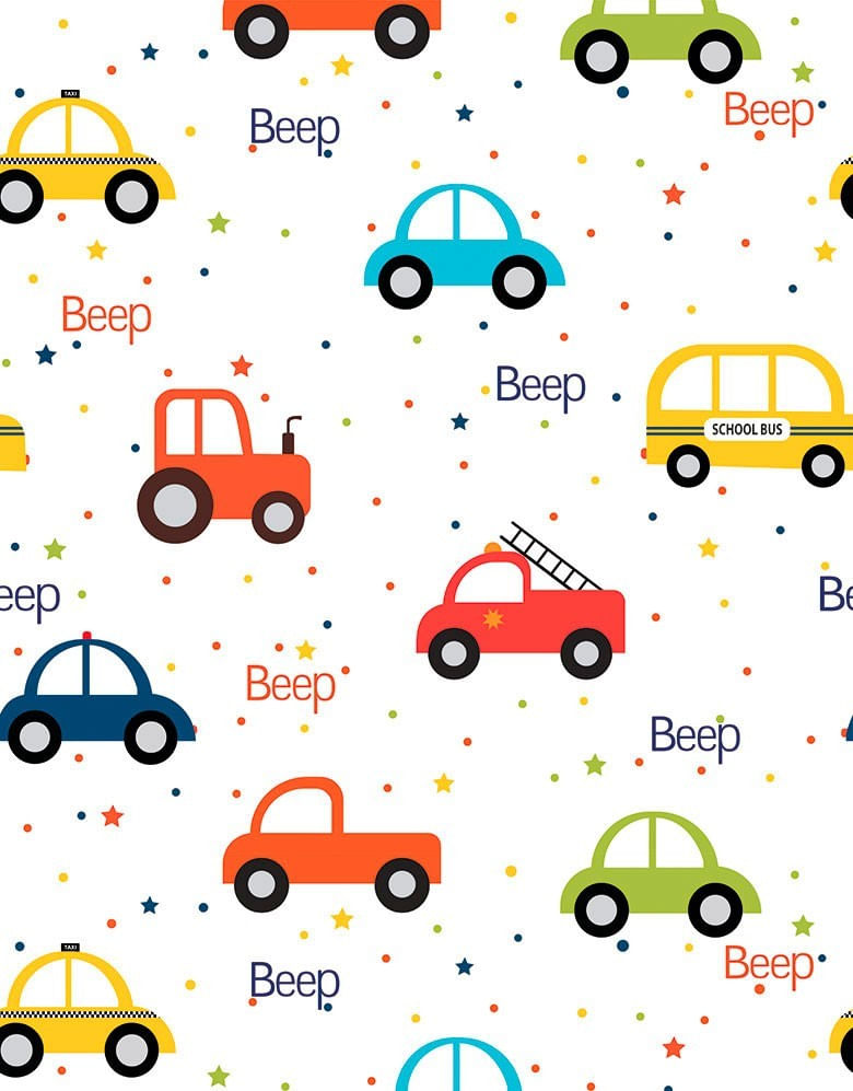 Papel-de-Parede-Adesivo-Carrinhos-Beep-Beep