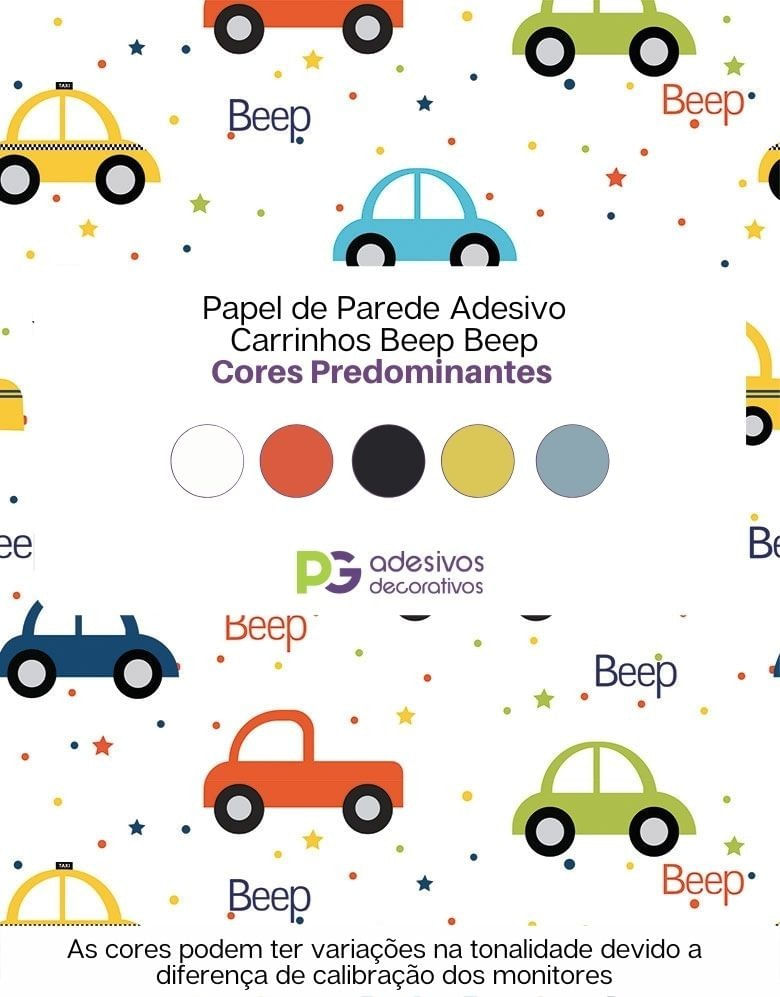 Papel-de-Parede-Adesivo-Carrinhos-Beep-Beep