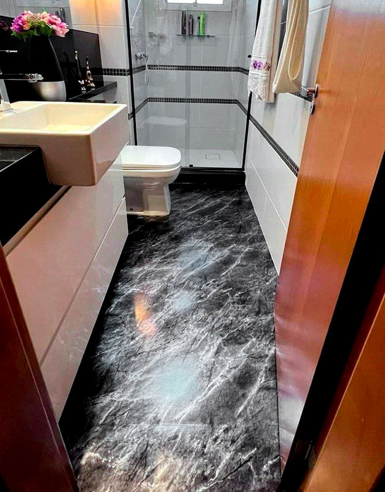 Adesivo-para-Chao-Marmore-Silver-Black
