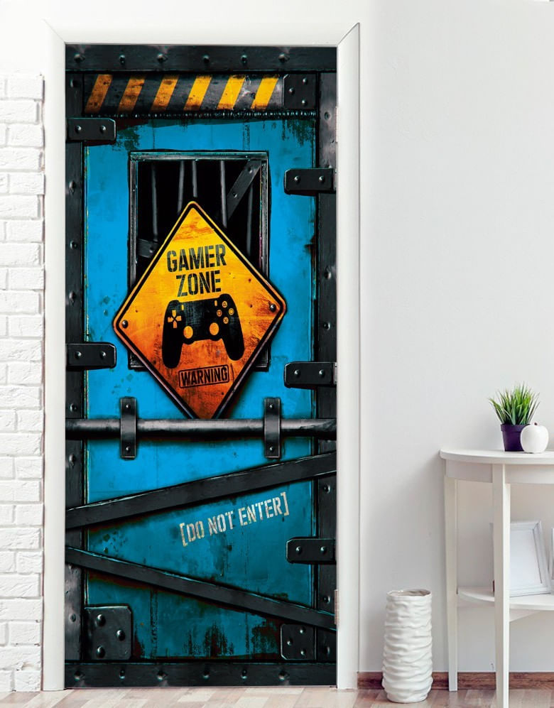 Adesivo-para-Porta-Game-Zone-Level-2