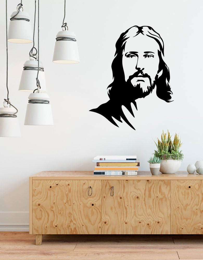 Adesivo-Decorativo-Rosto-de-Jesus